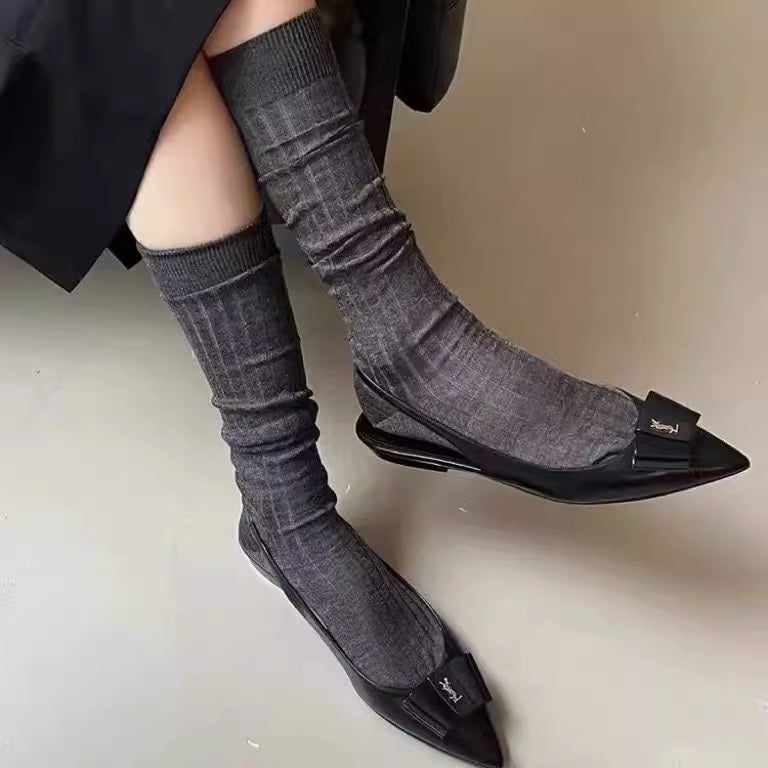 Moteriškos plonos aukštakulnės kojinės „Fashion Show“ – kvėpuojančios, stilingos & universalios